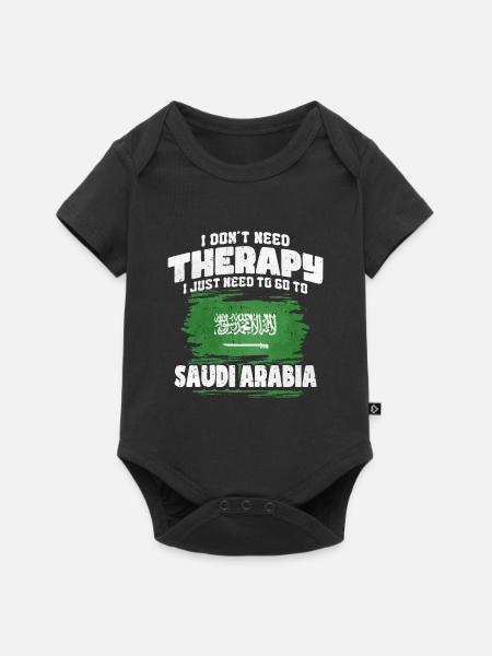 Saudi-arabien - Baby Premium Kurzarmbody - Schwarz