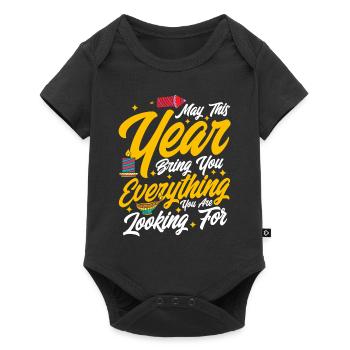Diwali Hindus Sikh Fest der Lichter Geschenk - Baby Premium Kurzarmbody - Schwarz - Vorne
