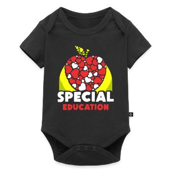 Enseignante en éducation de l’enfance en difficulté Profession Enseignante en éducation de l’enfance en difficulté - Body à manches courtes Premium Bébé - noir - Devant