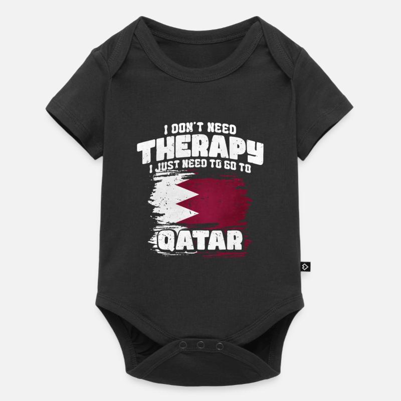 Qatar - Body à manches courtes Premium Bébé - noir