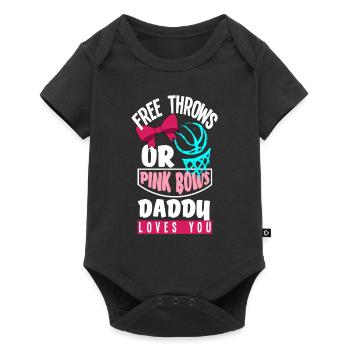 Le genre rose ou bleu révèle Baby Party Papa - Body à manches courtes Premium Bébé - noir - Devant