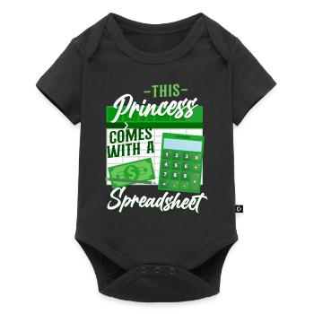 Accountant Bookkeeper Accounting - Baby Premium short-sleeve bodysuit - black - Front
