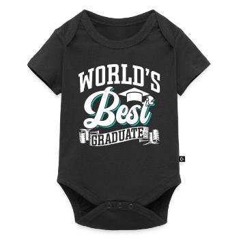 World's Best Graduate Graduation Party Graduates - Baby Premium short-sleeve bodysuit - black - Front