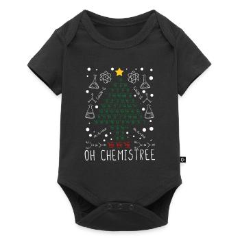 Science Arbre de Noël Chimie Lustig Chimiste - Body à manches courtes Premium Bébé - noir - Devant