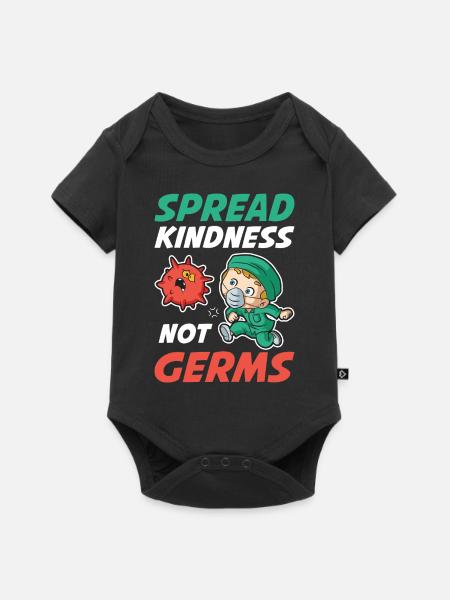 Spread Kindness Krankenschwester Geschenk - Baby Premium Kurzarmbody - Schwarz