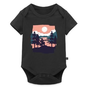 Arrowtag Tir à l’arc - Body à manches courtes Premium Bébé - noir - Devant