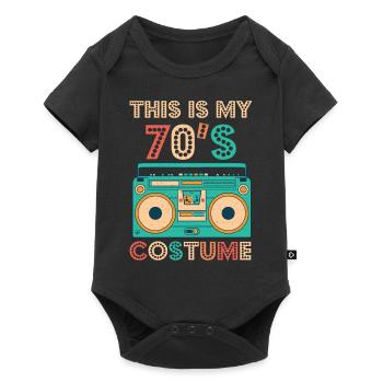 This Is My 70s Costume Shirt 1980s Retro Vintage - Baby Premium short-sleeve bodysuit - black - Front
