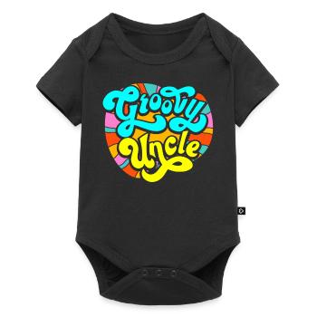Oncle Groovy - Body à manches courtes Premium Bébé - noir - Devant