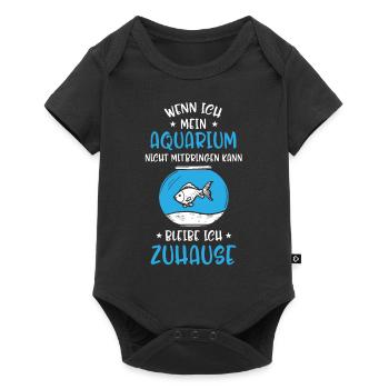 Development of aquarists, aquarium - Baby Premium short-sleeve bodysuit - black - Front