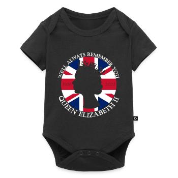 RIP Queen we will always remember you - Baby Premium short-sleeve bodysuit - black - Front
