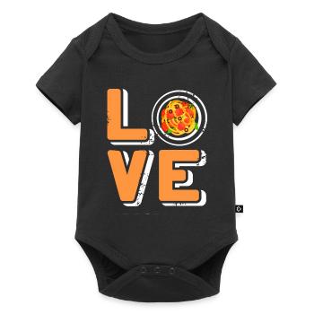 LOVE Spaghetti Cool Retro Spag Lover T-Shirt - Baby Premium short-sleeve bodysuit - black - Front