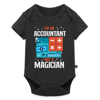 Accountant Bookkeeper Accounting - Baby Premium short-sleeve bodysuit - black - Front