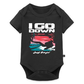 Diving Diver Gift - Baby Premium short-sleeve bodysuit - black - Front