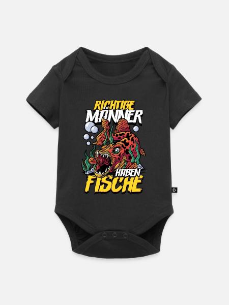 Aquarianer - Baby Premium Kurzarmbody - Schwarz