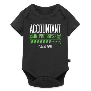 Accountant Bookkeeper Accounting - Baby Premium short-sleeve bodysuit - black - Front