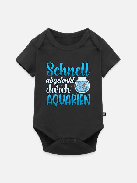 Aquarianer - Baby Premium Kurzarmbody - Schwarz