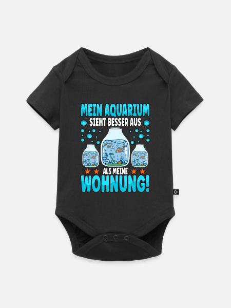 Aquarianer - Baby Premium Kurzarmbody - Schwarz