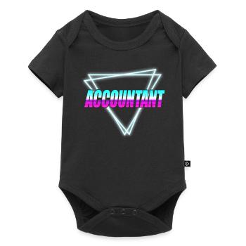 Accountant Bookkeeper Accounting - Baby Premium short-sleeve bodysuit - black - Front