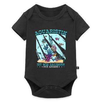 Aquarianer - Baby Premium Kurzarmbody - Schwarz - Vorne