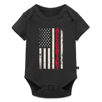 Comptable Comptable Comptable Comptabilité - Body à manches courtes Premium Bébé - noir - Devant