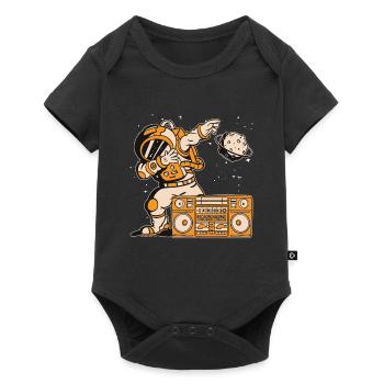 Astronomy Music Lover Radio Space Moon Universe - Baby Premium Kurzarmbody - Schwarz - Vorne