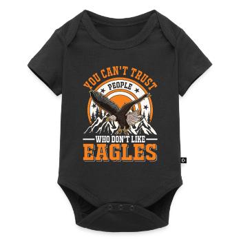Golden Eagle Gift Eagle Aigle Reproducteur Fauconnier - Body à manches courtes Premium Bébé - noir - Devant