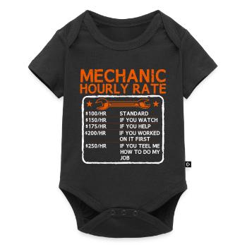 Mechanic Strike Industrial Engineer - Baby Premium short-sleeve bodysuit - black - Front