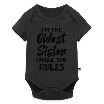 I am the oldest sister. I do the - Baby Premium short-sleeve bodysuit - black - Front