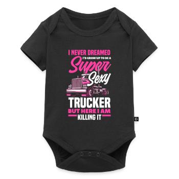 Truck Driver Trucker Truck Driver Driver - Baby Premium short-sleeve bodysuit - black - Front