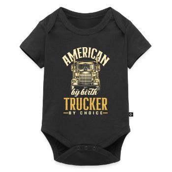 Truck Driver Trucker Truck Driver Driver - Baby Premium short-sleeve bodysuit - black - Front