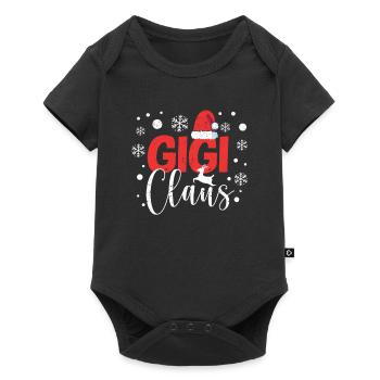 Gigi Claus Groupe de Noël Matching Famille - Body à manches courtes Premium Bébé - noir - Devant