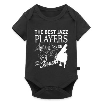 The Best Jazz Players Are On The Bench Awesome - Baby Premium short-sleeve bodysuit - black - Front