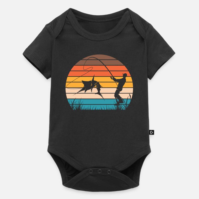 Pêcheurs Pêche Pêche Pêcheurs Pêcheurs Poisson Poisson - Body à manches courtes Premium Bébé - noir