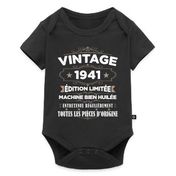 Vintage 1941 Edition Limitée - Body à manches courtes Premium Bébé - noir - Devant