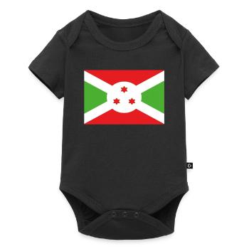 Drapeau officiel du Burundi Burundi Country Pride - Body à manches courtes Premium Bébé - noir - Devant