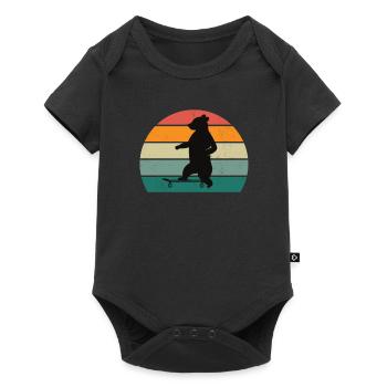 skatboarden skatboarder skatboarderin skatboard - Body à manches courtes Premium Bébé - noir - Devant