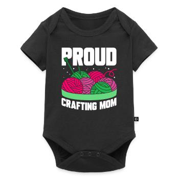 Proud Crafts Mama Hobbyist Craft Mother - Baby Premium short-sleeve bodysuit - black - Front