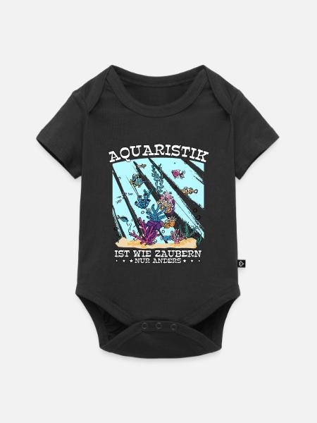 Aquarianer - Baby Premium Kurzarmbody - Schwarz