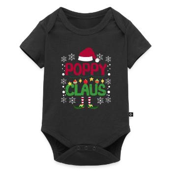 Santa Christmas Pyjamas Matching Family - Baby Premium short-sleeve bodysuit - black - Front