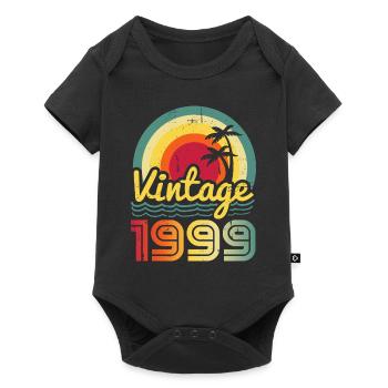 1999 - Baby Premium short-sleeve bodysuit - black - Front