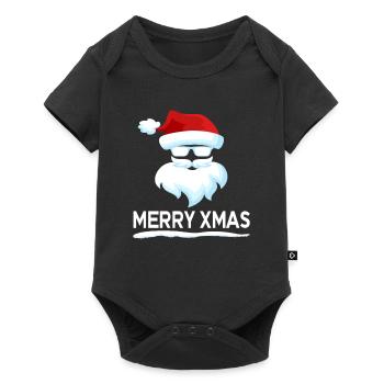Santa Claus funny - Baby Premium short-sleeve bodysuit - black - Front