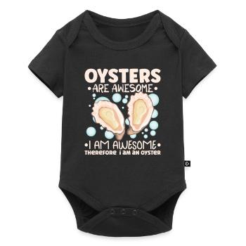 Amateurs d’huîtres Drôle d’huîtres Shucker d’huîtres - Body à manches courtes Premium Bébé - noir - Devant