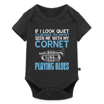 You Haven't Seen Me With My Cornet Playing Blues - Baby Premium short-sleeve bodysuit - black - Front
