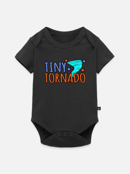 Tornado - Baby Premium Kurzarmbody - Schwarz