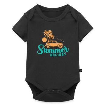 Summer Holiday Holiday Leisure Holidays - Baby Premium short-sleeve bodysuit - black - Front