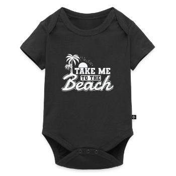 Take me to the Beach Holiday Leisure Holidays - Baby Premium short-sleeve bodysuit - black - Front