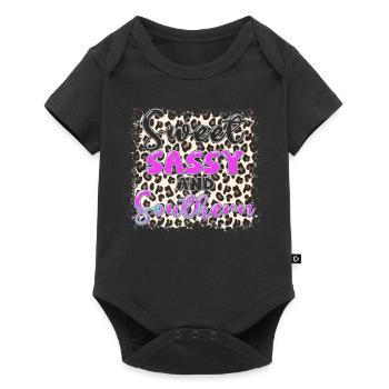Musique country Rural Landei Country Musicien Maman - Body à manches courtes Premium Bébé - noir - Devant