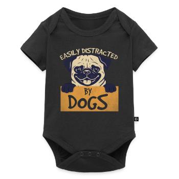 Cute Pug Dog Pugs Pug Dog Dog Motif Sweeter - Baby Premium short-sleeve bodysuit - black - Front