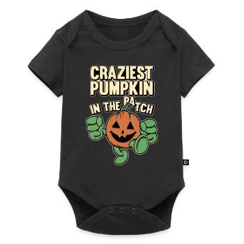 Craziest Pumpkin In The Patch - Halloween Pumpkin - Baby Premium short-sleeve bodysuit - black - Front