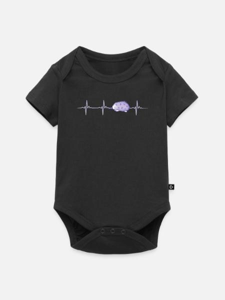 Pavian - Baby Premium Kurzarmbody - Schwarz